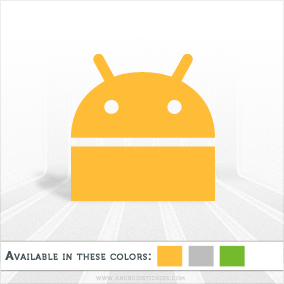 Android OS Fancy Logo Decal