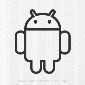 Android Logo Decal - Outlined