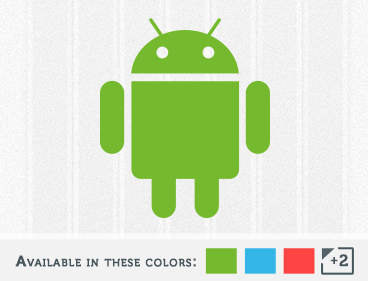 Google's Android OS Logo Decal