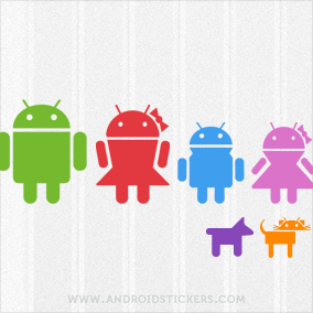 Android Family - Individual Decals