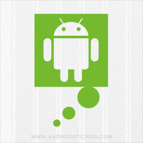 Think Android Vinyl Decal