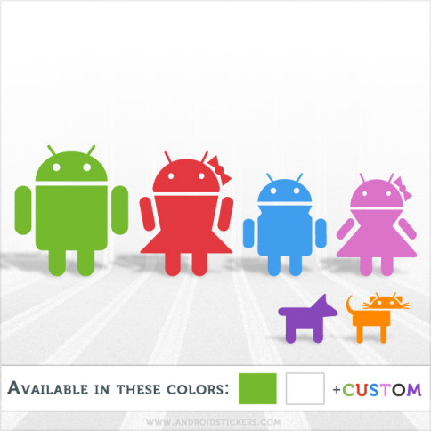 Android Family - Individual Decals