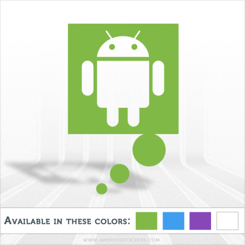 Think Android Vinyl Decal