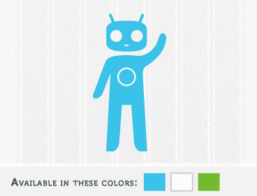 Android Cyanogen Mod Decal vr.2